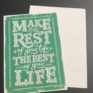 Trader Joe’s Retirement fretting card